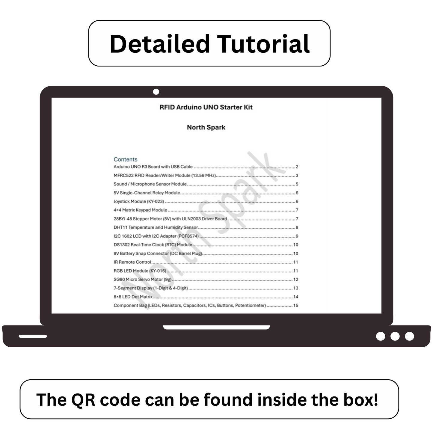 RFID Starter Kit for UNO R3 – Complete Microcontroller Learning Set for STEM & Robotics